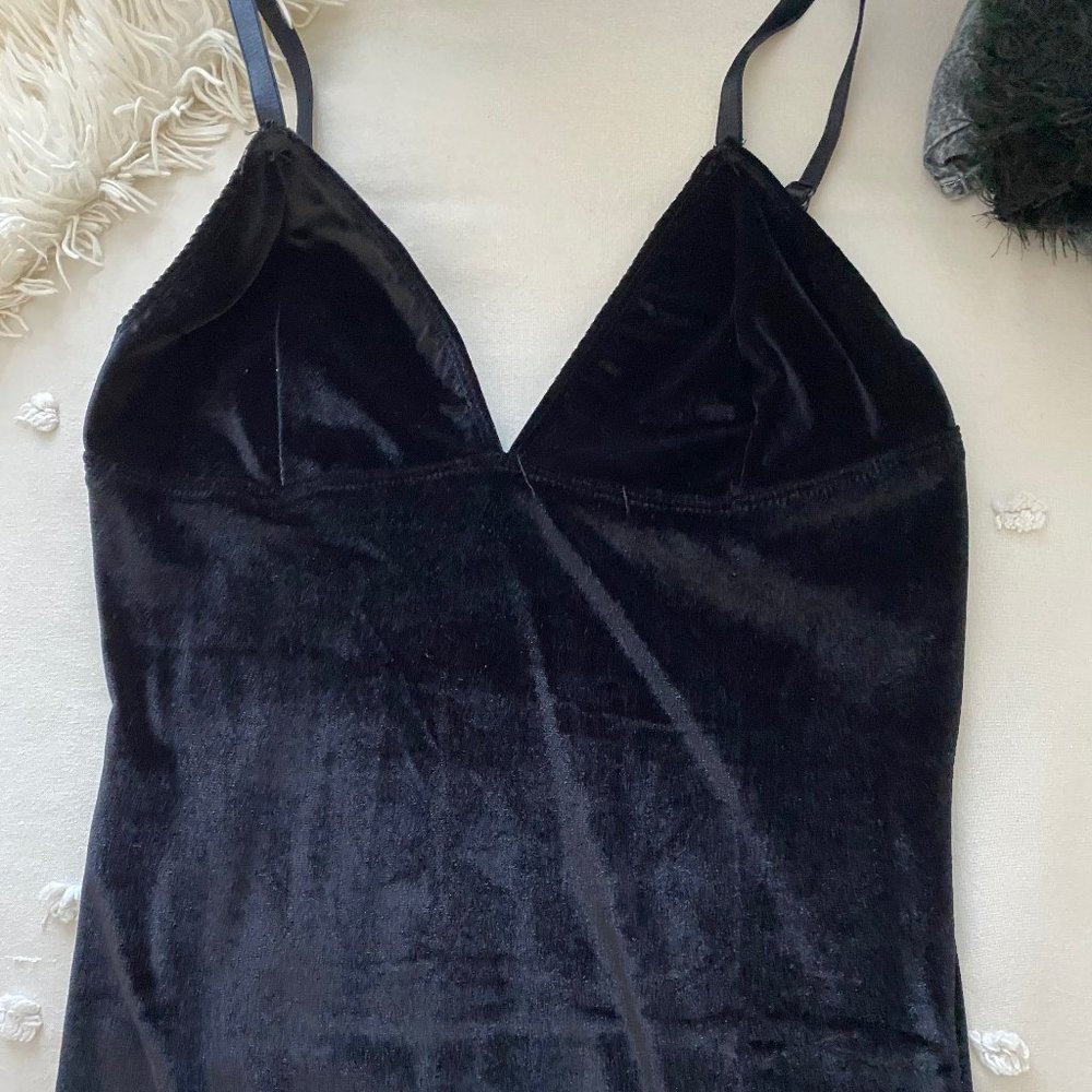 Black Velvet Bodysuit